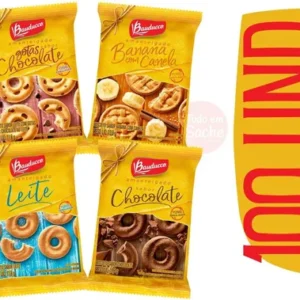 Biscoitos Amanteigados Sortidos Bauducco Em Sache 100 Sachês