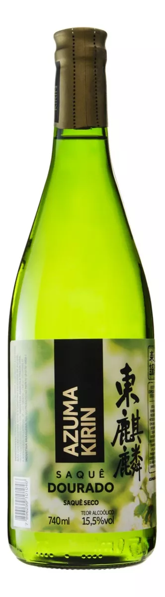 Saquê Seco Dourado Azuma Kirin Garrafa 740ml