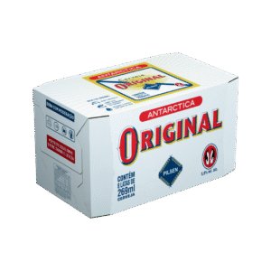 Cerveja Original Antarctica Pack 8 Latas De 269ml